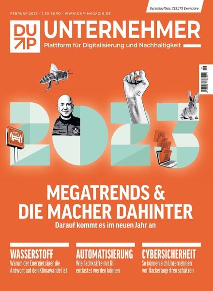 DUB UNTERNEHMER Magazin – Dezember 2022 Cover