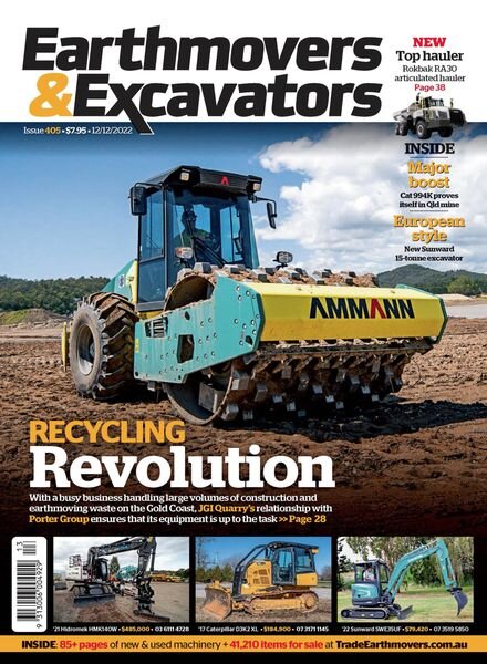 Earthmovers & Excavators – December 2022 Cover