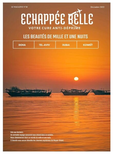 Echappee Belle Magazine – 26 decembre 2022 Cover