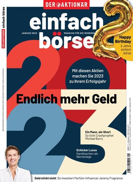 einfach bOrse – Januar 2023 Cover