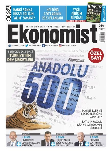Ekonomist – 11 Aralik 2022 Cover