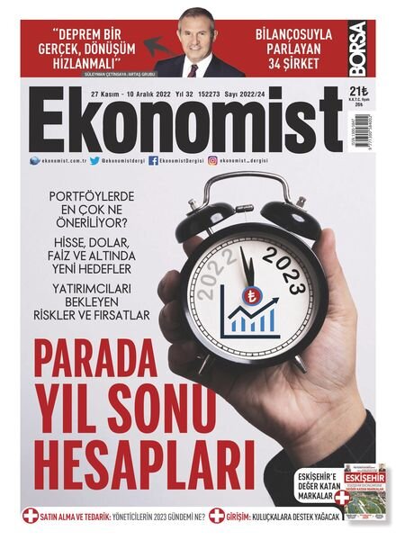 Ekonomist – 28 Kasim 2022 Cover