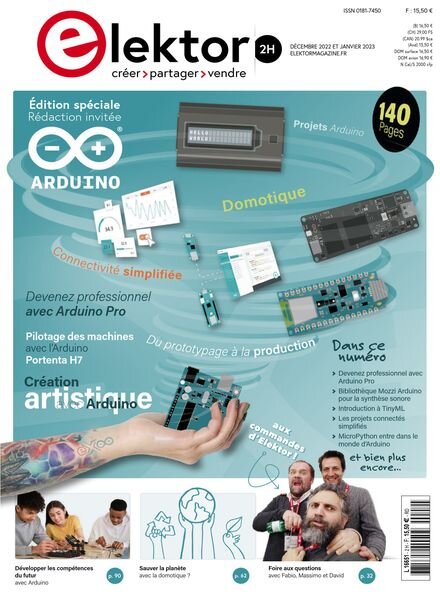 Elektor France – Decembre 2022 – Janvier 2023 Cover