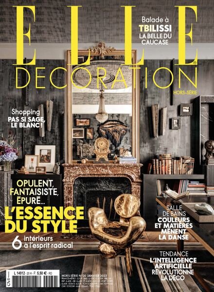 Elle Decoration France – janvier 2023 Cover