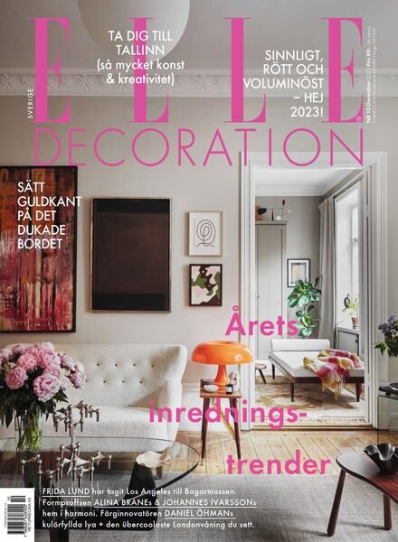 Elle Decoration Sweden – december 2022 Cover