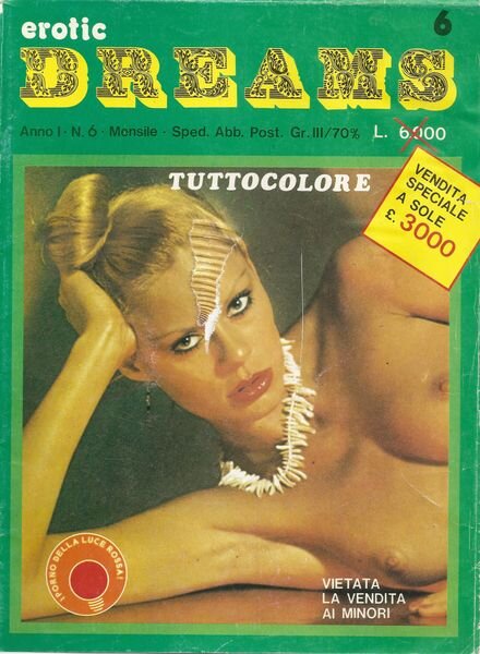 Erotic Dreams n. 6 Cover