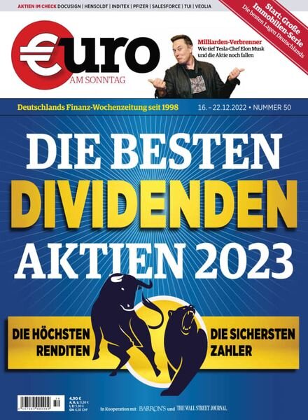 Euro am Sonntag – 16 Dezember 2022 Cover
