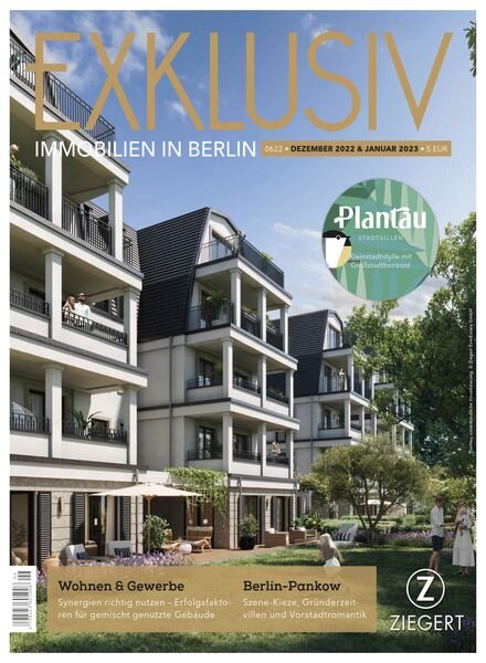Exklusiv Immobilien in Berlin – Dezember 2022 – Januar 2023 Cover