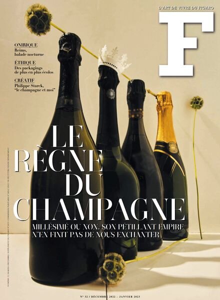 F – L’Art de vivre du Figaro N 32 – Decembre 2022 – Janvier 2023 Cover