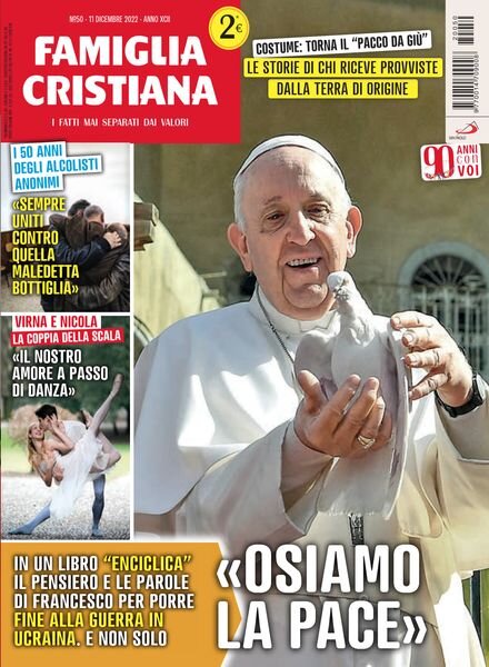 Famiglia Cristiana – 11 Dicembre 2022 Cover
