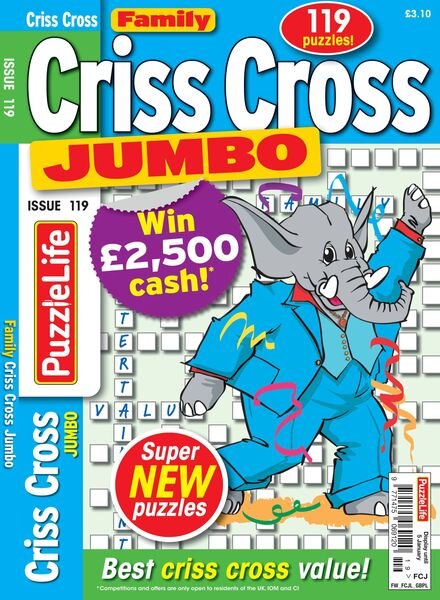 Family Criss Cross Jumbo – December 2022 Cover
