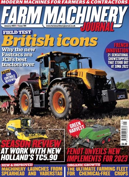 Farm Machinery Journal – January 2023 Cover