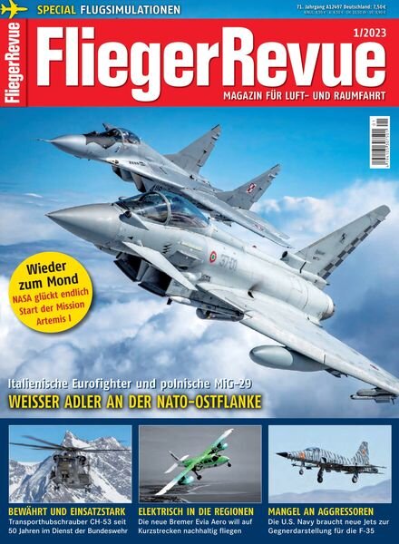 FliegerRevue – Januar 2023 Cover