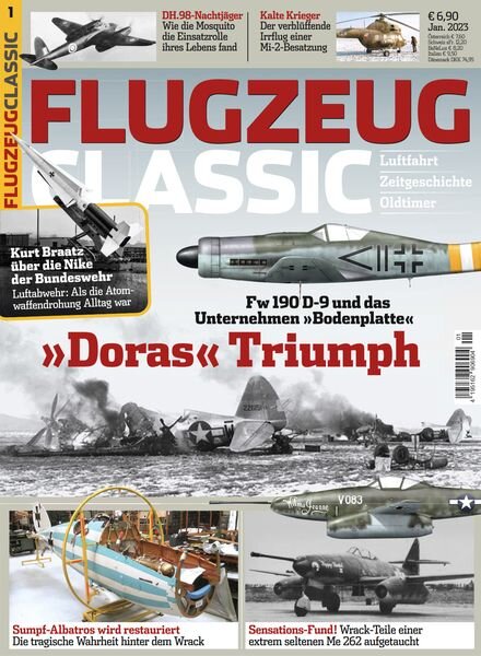 Flugzeug Classic – Januar 2023 Cover