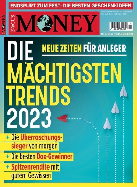 FOCUS-MONEY – 15 Dezember 2022 Cover