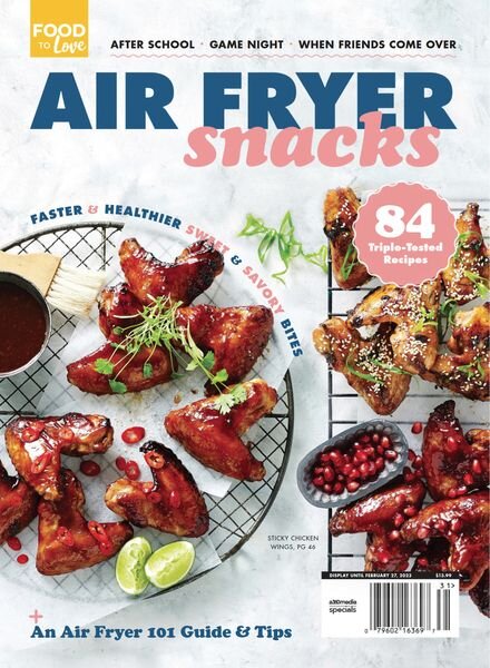 Food to Love Air Fryer Snacks – November 2022 Cover