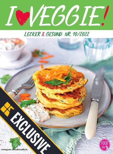 FOODkiss I Love Veggy – Dezember 2022 Cover