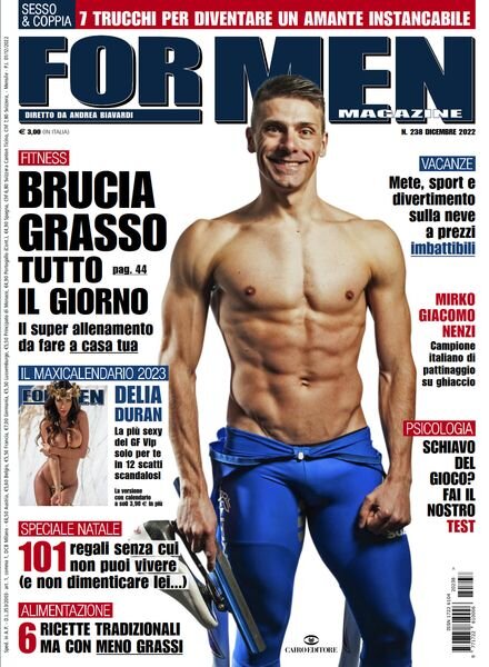 For Men Magazine – Dicembre 2022 Cover