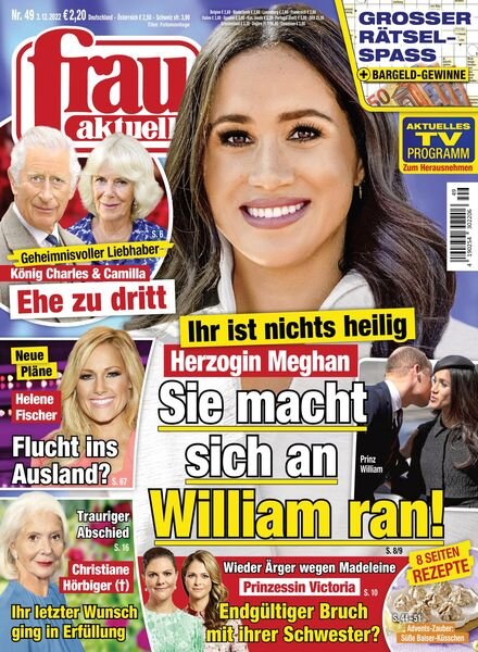 frau aktuell – 03 Dezember 2022 Cover