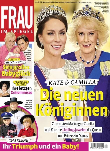 Frau im Spiegel – 30 November 2022 Cover