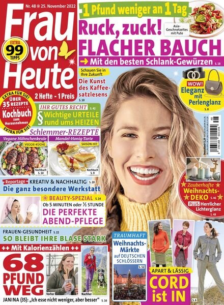 Frau von Heute – 25 November 2022 Cover