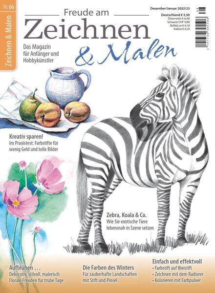 Freude am Zeichnen & Malen – Dezember 2022 – Januar 2023 Cover