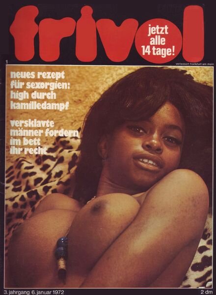 Frivol – Number 01 January 1972 Cover
