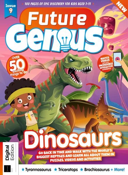 Future Genius – Issue 9 Dinosaurs Revised Edition – December 2022 Cover