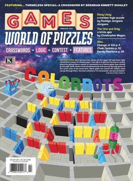 Games World of Puzzles – February 2023 Cover