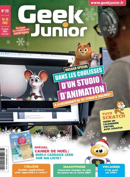 Geek Junior – Decembre 2022 Cover