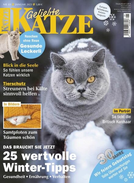 Geliebte Katze – Januar 2023 Cover