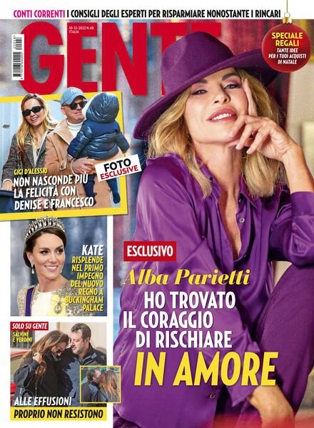 Gente Italia – 02 dicembre 2022 Cover