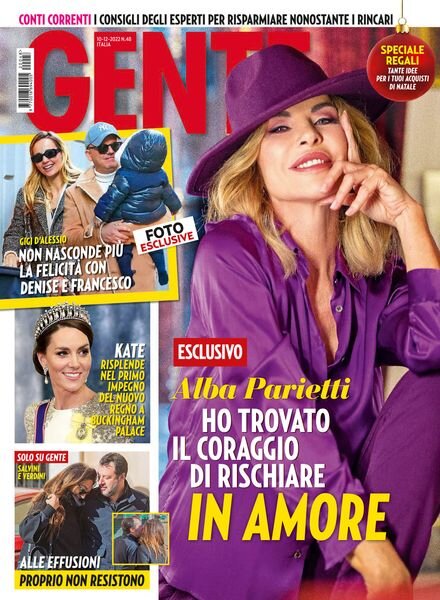 Gente Italia – 10 Dicembre 2022 Cover