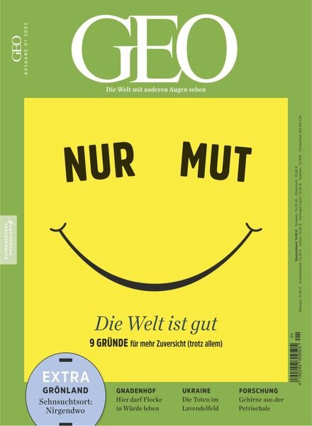Geo Germany – Januar 2023 Cover