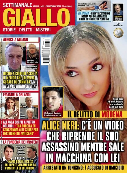 Giallo – 28 Dicembre 2022 Cover