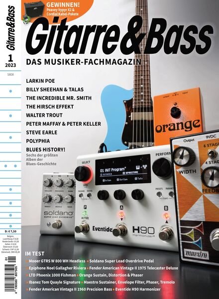 Gitarre & Bass – Januar 2023 Cover