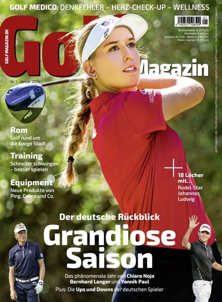 Golf Magazin – Januar 2023 Cover