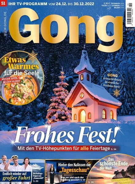 Gong – 16 Dezember 2022 Cover
