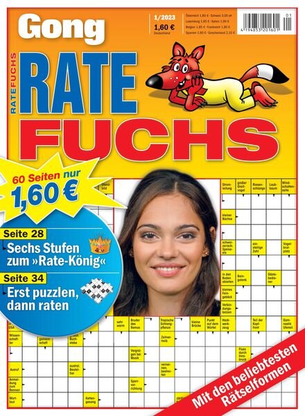 Gong Ratefuchs – Januar 2023 Cover
