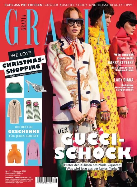 Grazia Germany – 01 Dezember 2022 Cover