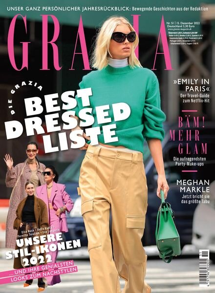 Grazia Germany – 15 Dezember 2022 Cover