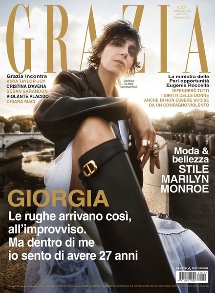 Grazia Italia – 24 Novembre 2022 Cover