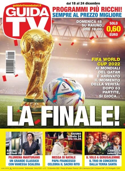 GuidaTV – 13 dicembre 2022 Cover