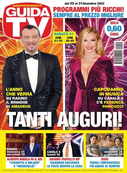GuidaTV – 20 dicembre 2022 Cover