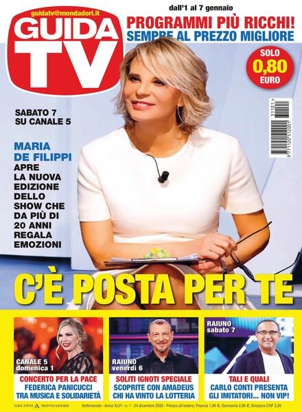 GuidaTV – 24 dicembre 2022 Cover