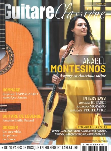 Guitare Classique – Decembre 2022 – Fevrier 2023 Cover
