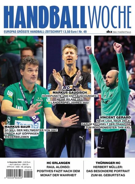 Handballwoche – 06 Dezember 2022 Cover