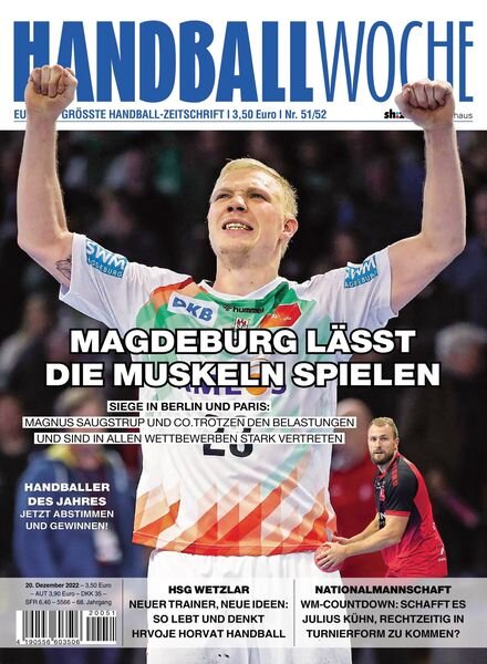 Handballwoche – 20 Dezember 2022 Cover