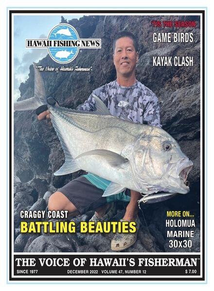 Hawaii Fishing News – December 2022 Cover