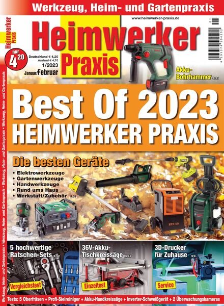 Heimwerker Praxis – Dezember 2022 Cover